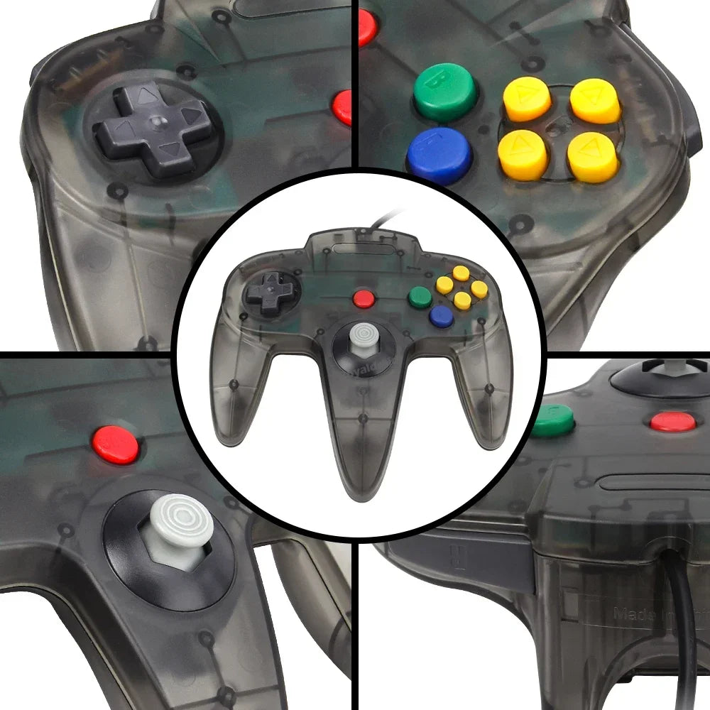 NEW Wired Gamepad for N64 Console Controller for N64 Classic Joystick for Retro Game Console Controller for N64 Gaming Accessor