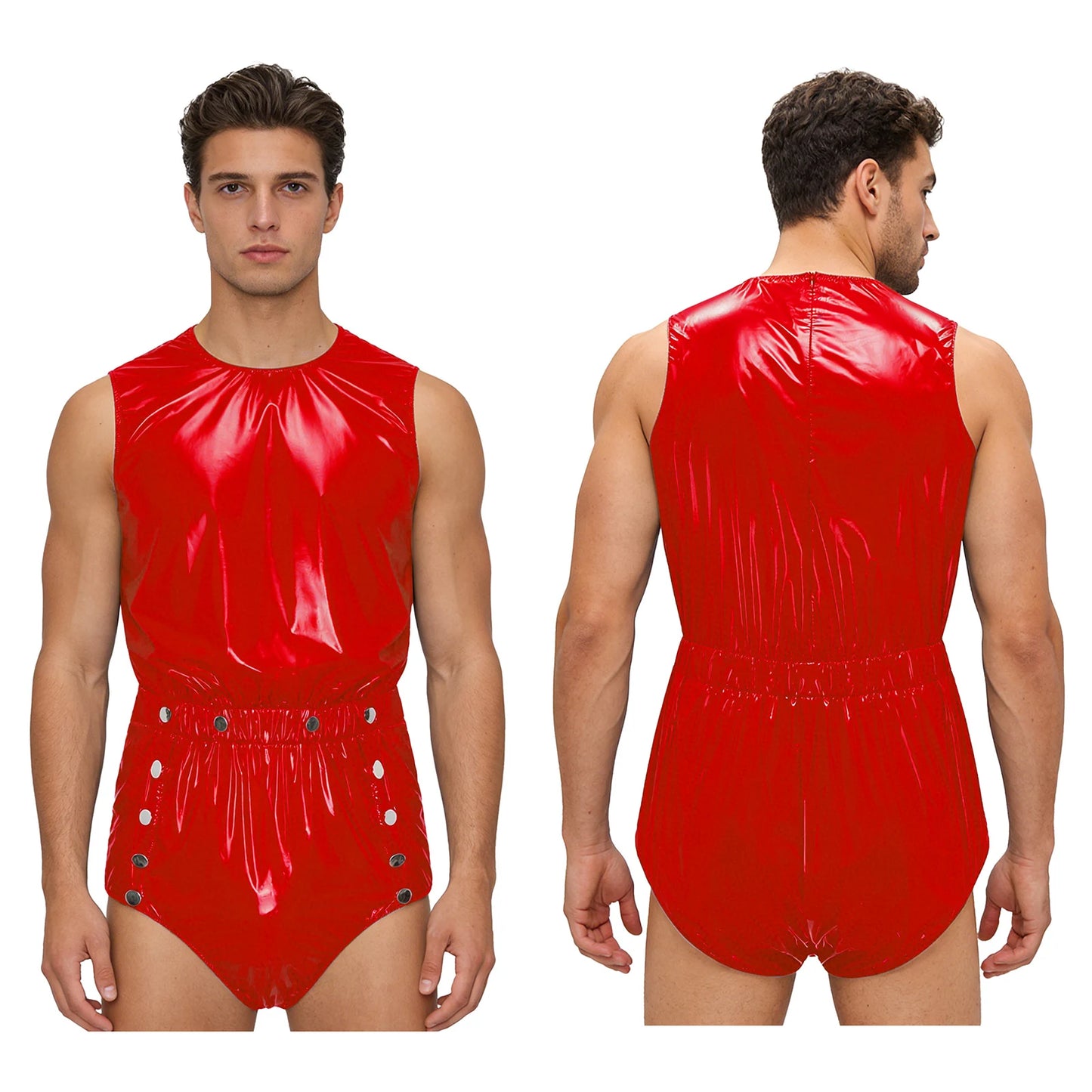 Men Women Waterproof Bodysuit Washable Leak-proof Diaper Cover Swimwear Clubwear Elderly Alzheimer Bedridden Adaptive Clothing