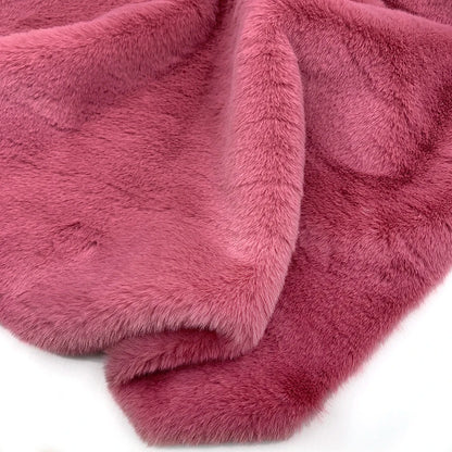1Pcs 50/80/160cm Faux Rabbit Fur Fabric 100% Polyester 10mm Pile Super Soft Plush Fabric For Handmade Stuffed Toys Sewing Fabric