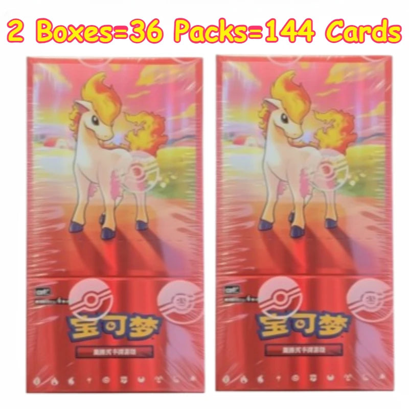 100%Original Pokemon Gem Pack Vol1 2 3 4 5 Cards Anime Pokemon PTCG Trading Gem Bag Cards Collected Toy Social Birthday Gift