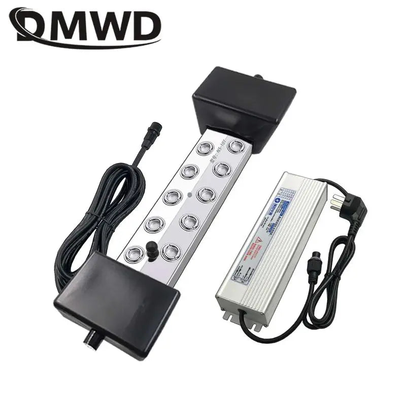 6/8/10/12 Head Atomizer Ultrasonic nebulizer Industrial Humidifier Mist Maker DC45V Powersupply Landscape Garden Fogger Buoy