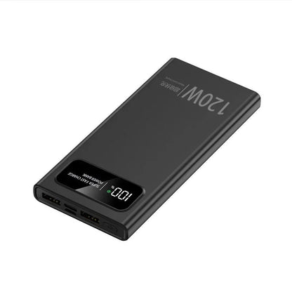 Lenovo 50000mAh Large Capacity Power Bank 120W Fast Charge LED Digital Display External Battery Universal charge Travel Outdoor
