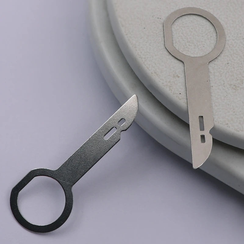 Professional Car Radio Removal Tool Key DIN Release Key CD-Media Player Pin Universal Pin Stereo- Hooks Tool Durable