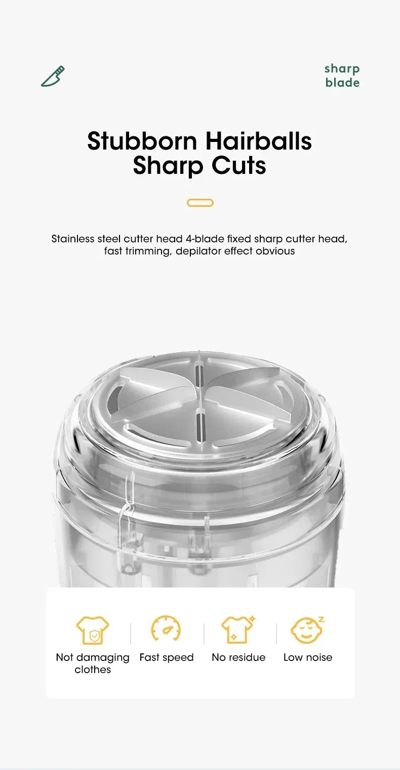 Portable Electric Pellets Lint Remover USB Rechargeable Clothes Sweater Shaver for Hair Ball Removal Plush Clothing Razor