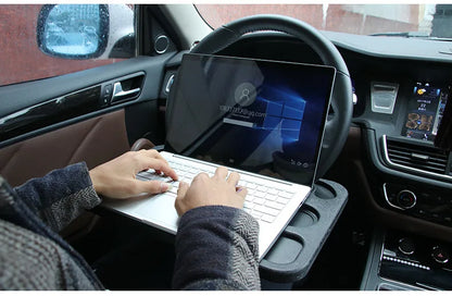 Car steering wheel table board, in car dining table, steering wheel card table, car laptop holder, tablet computer table board
