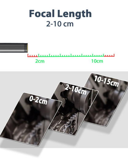 KERUI 2MP Industrial Endoscope Camera Single/Dual Lens Mini Inspection Camera for Iphone Waterproof Pipeline Borescope Type C