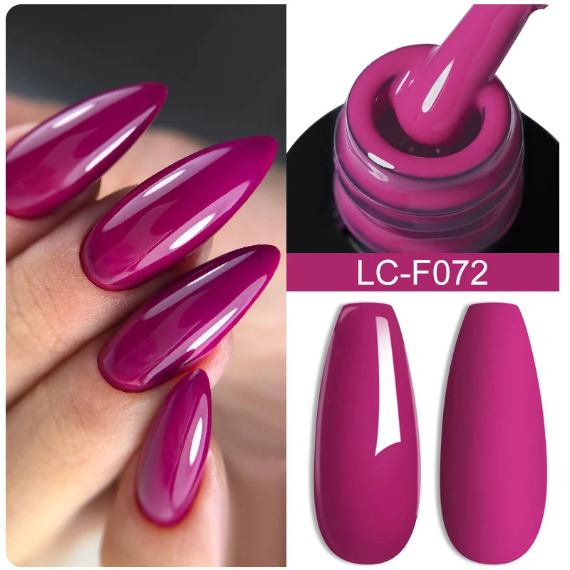 LILYCUTE 7ml White Color Gel Nail Polish Semi Permanent UV Gel Polish Gorgeous Full Coverage Soak Off UV LED Nail Gel Varnishes