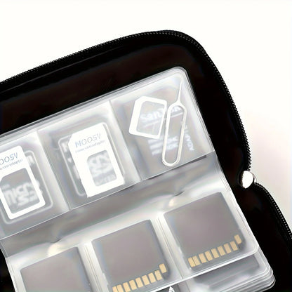 Memory Card Storage Bag Carrying Case Holder Wallet 22 Slots for CF/SD/Micro SD/SDHC/MS/DS Game Accessories memory card box