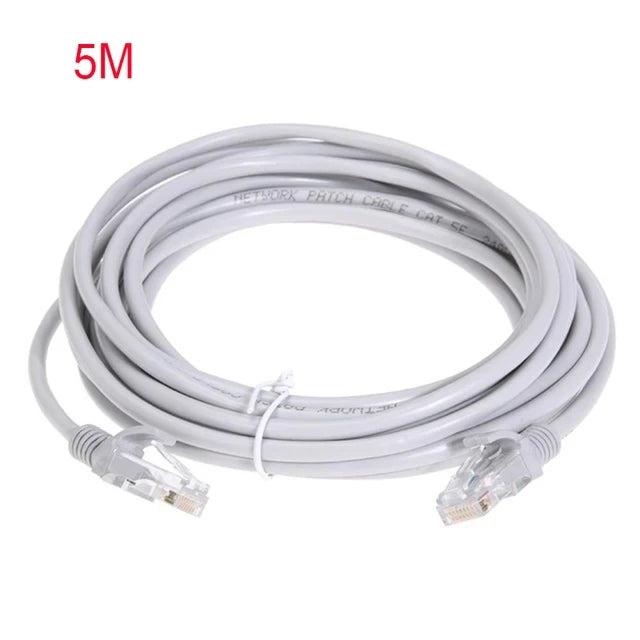 Cable Ethernet De Alta Velocidad Cat5e RJ45 Cable De Red LAN Enrutador De Ordenador Patch Cord,0.4M/1M/2M/3M/5M/10M/15M/20M/25M