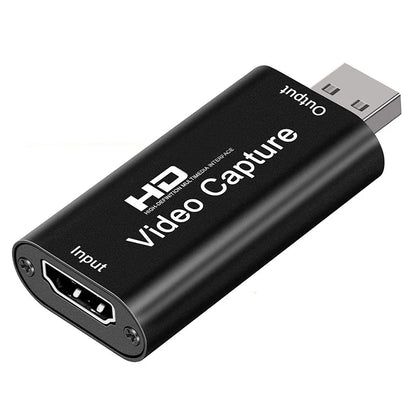 Metal 4K HDMI-compatible Video Capture Card USB 2.0 Video Grabber for PS4 Game DVD Camcorder Camera Record video Live Streaming