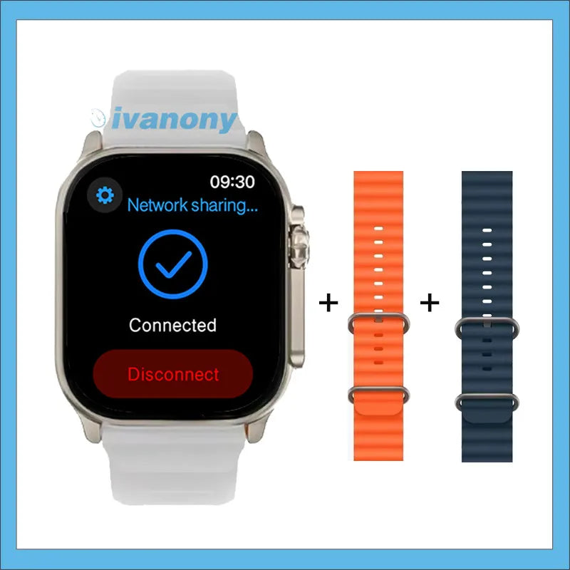 Smart Watch HK11 Ultra3 Schedule Reminder Support TWS Earphone Connect Network Sharing AI Robot Offline Voice Wake up Smartwatch