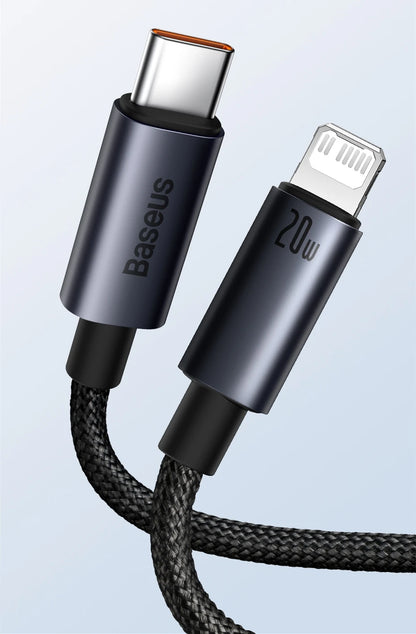 Baseus USB Cable For iPhone 13 12 11 pro max iPhone USB Cable Fast Charging For iPhone X XR 8 USB Type C to lightning Cable