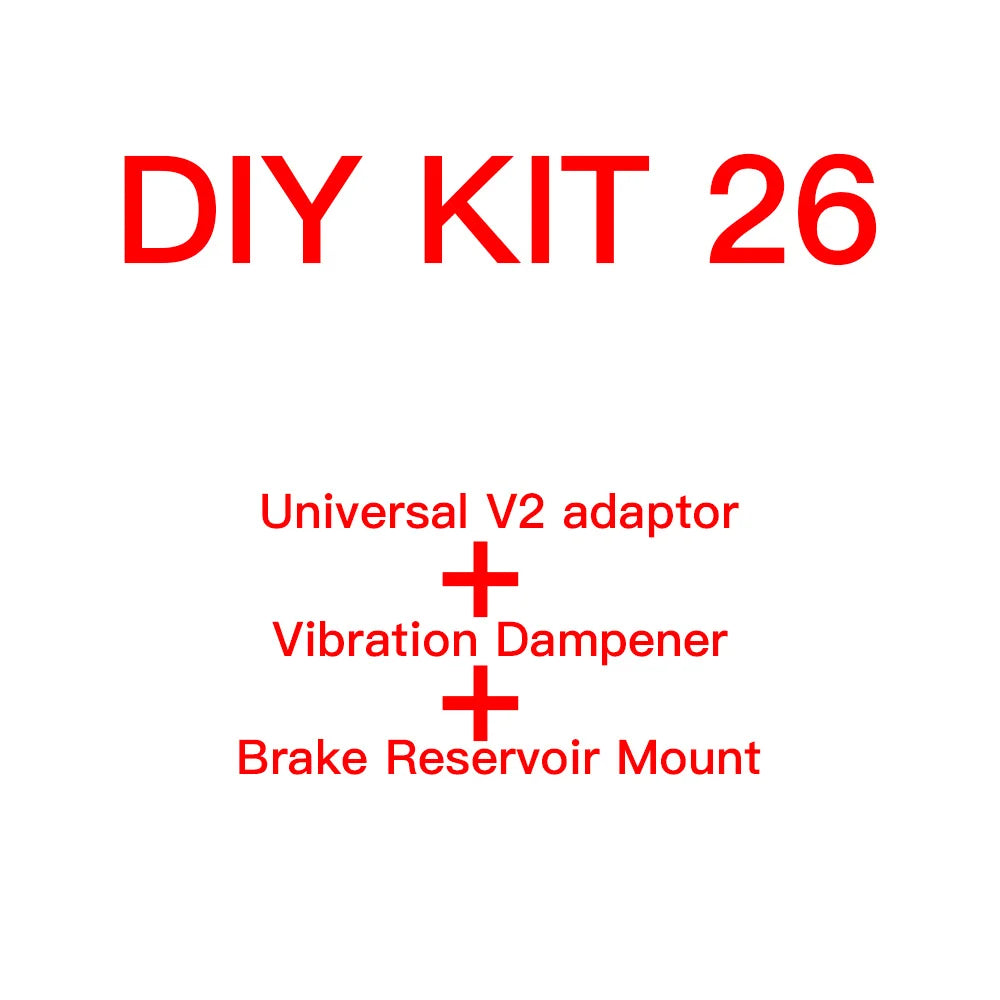 Motorcycle Handlebar Stem Fork Mount Holder Phone Mount Vibration Dampener MAG Universal Adaptors Wireless Charger Mirror Brake