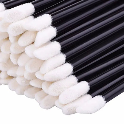 5/50/100 Pcs Lip Brushes Soft Cosmetic Lip Brush Lipstick Lip Glossy Wands Cleaner Applicator Eyeshadow Makeup Brush Tool