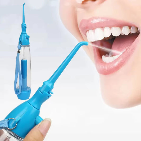 Non-Electric Portable Oral Irrigator Teeth Cleaner Water Jet Flossing Tooth Health Household Device