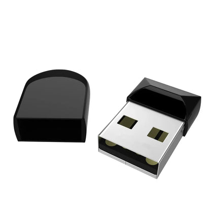 High Speed Mini USB Flash Drives 64gb Black Waterproof Pen Drive 32gb Portable Memory Stick GB USB Memories Storage for PC