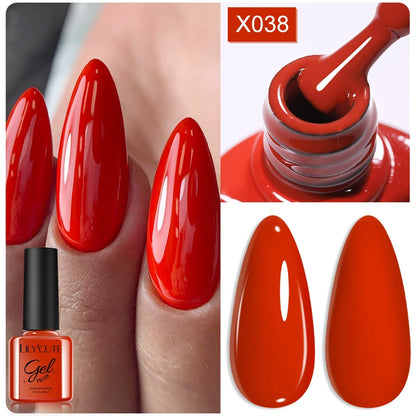 LILYCUTE Nude Crystal Rubber Base Gel Nail Polish Natural Color Semi Permanent UV Gel Soak Off Self Leveling Nail Gel Varnishes