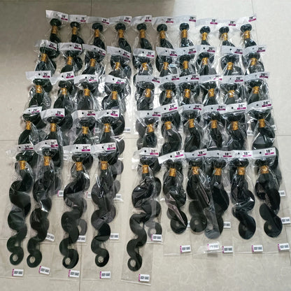 28 30 Inch Raw Brazilian Human Hair Bundles Body Wave Loose 3 4 Bundle Virgin Remy Hair Extension For Women Sew In Quick Weave