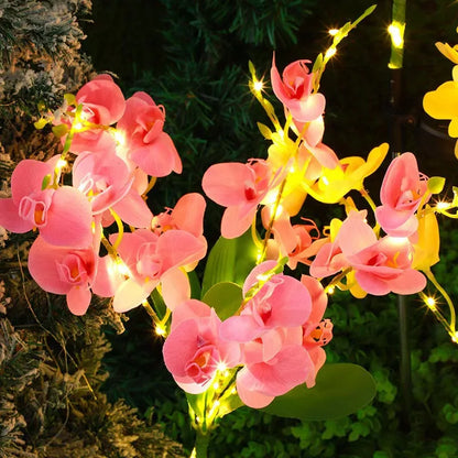 1pc solar butterfly flower lamp, solar garden lamp suitable for outdoor, courtyard, path decoration lighting, Mother's Day gift