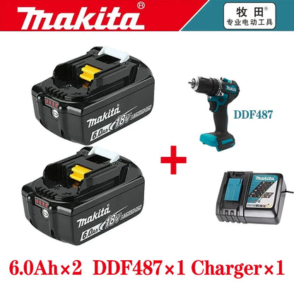 100% Original Makita battery, 18V 5.0Ah 6.0Ah 9.0Ah rechargeable battery, replacing Makita BL1830 BL1840 BL1850 BL1860B