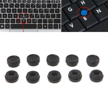 10 Pack Replacement Trackpoint Cap Mouse Point Stick Nipple for Dell for DELL Laptop Keyboard Black Blue