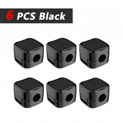Non-magnetic Strong Cable Clips Adjustable Cord Holder | Adhesive Under Desk Mgmt Organizer for Home Office Car Wall Desktop