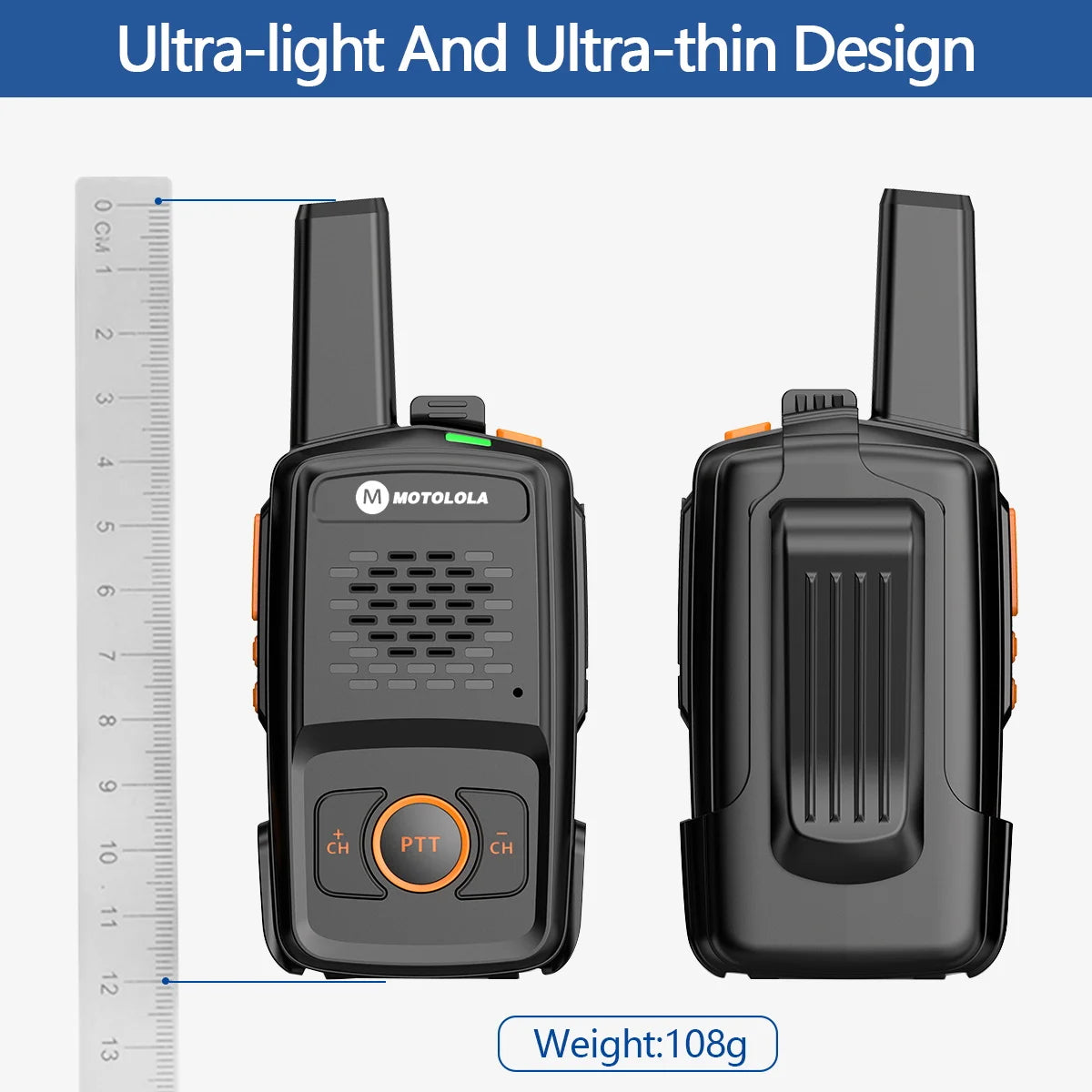 Mini Walkie Talkie Motolola 16 Channels Professional MT-N1 UHF 400-470MHZ Match Baofeng Two Way Radio