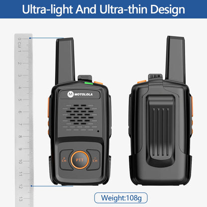 Mini Walkie Talkie Motolola 16 Channels Professional MT-N1 UHF 400-470MHZ Match Baofeng Two Way Radio