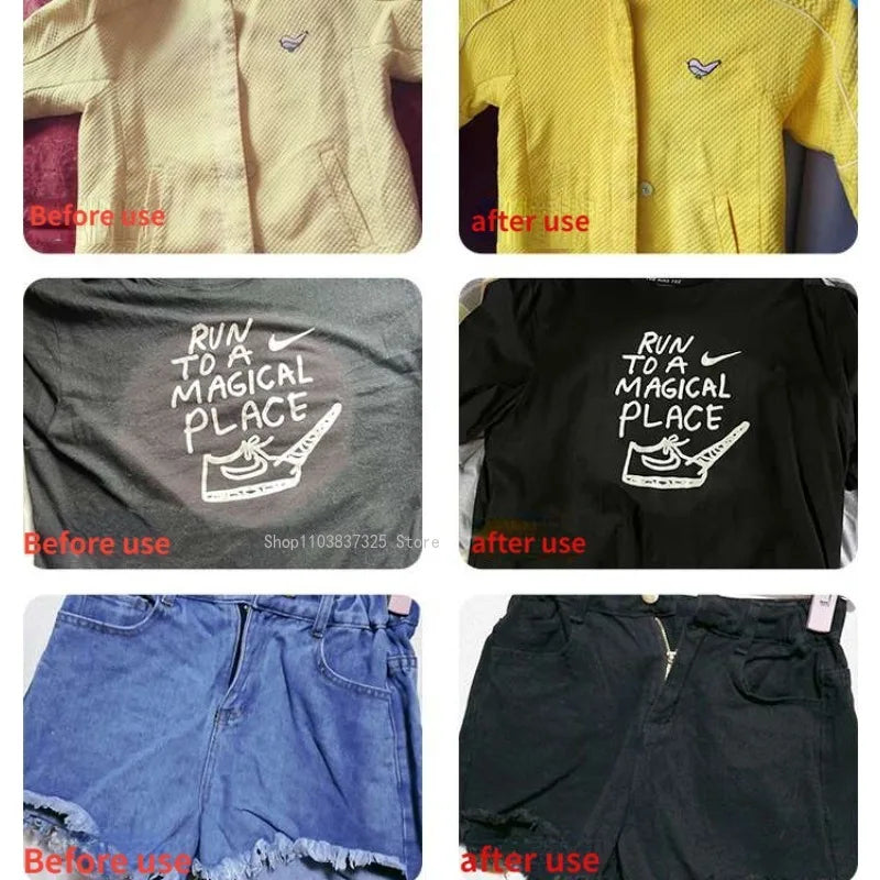 Black Multi-functional Woven Dye Jeans Cotton and Linen Dye Clothes Refurbished Repair Pigment Resistance To Sun Does Not Fade