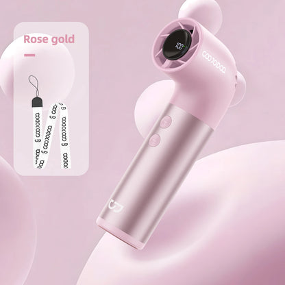 GOOJODOQ Mini 150G Ultra-light Water Pipe High-speed Fan 12M/s Uniquely stylish turbo fan Aluminum alloy handle