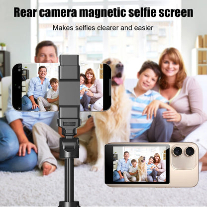 Wireless Vlog Mobile magnetic selfie screen using phone rear camera for Selfie Vlog or Live Stream Compatible.