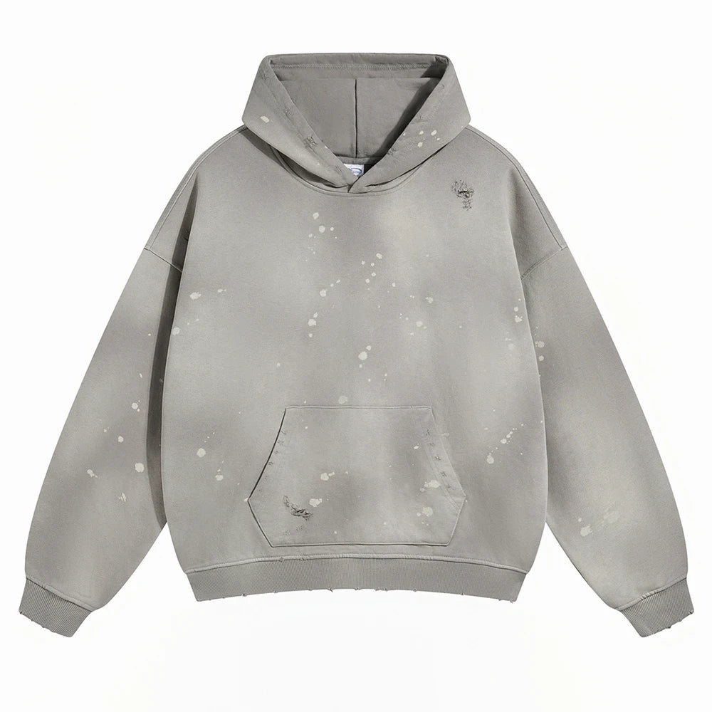 VIPReAlr2025 Winter Hoodie Retro Harajuku Fashion Washed Cotton 380GSM Pullover Sweatshirt Y2K RE Alr