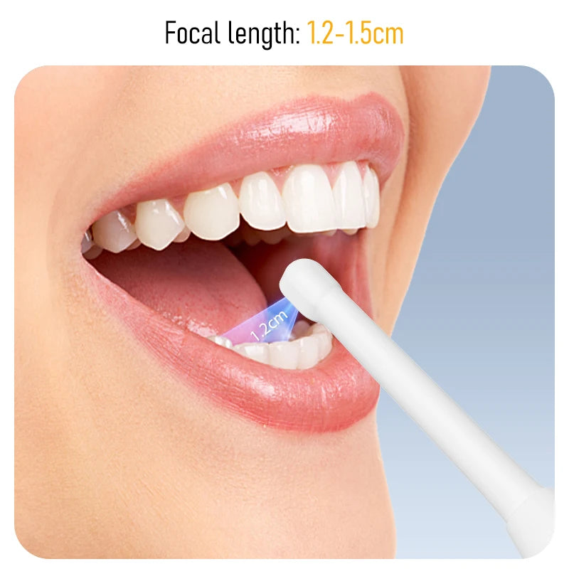 Handheld 1080P WiFi Endoscope Oral Camera with 8 LED Lights Compatible with iPhone, Android & Type-C for Dental/Tooth Inspection