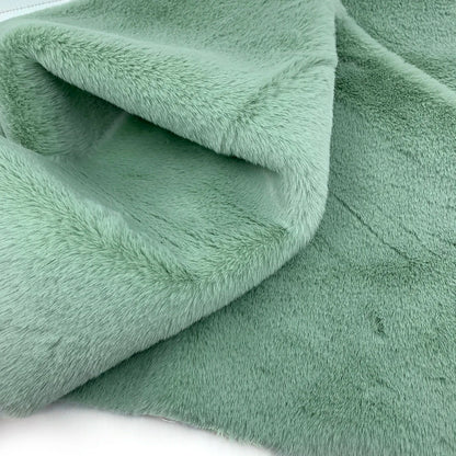 1Pcs 50/80/160cm Faux Rabbit Fur Fabric 100% Polyester 10mm Pile Super Soft Plush Fabric For Handmade Stuffed Toys Sewing Fabric