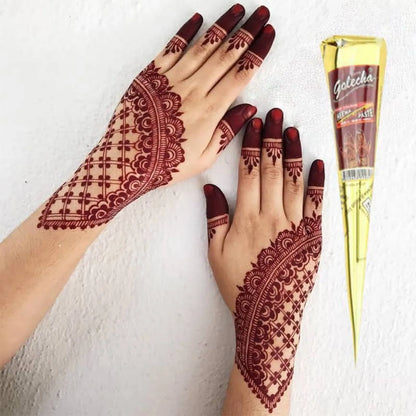 1/3/12pcs henna, brown, black, red, henna, temporary henna ,semi-permanent henna henna art