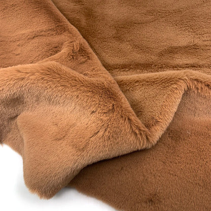 1Pcs 50/80/160cm Faux Rabbit Fur Fabric 100% Polyester 10mm Pile Super Soft Plush Fabric For Handmade Stuffed Toys Sewing Fabric