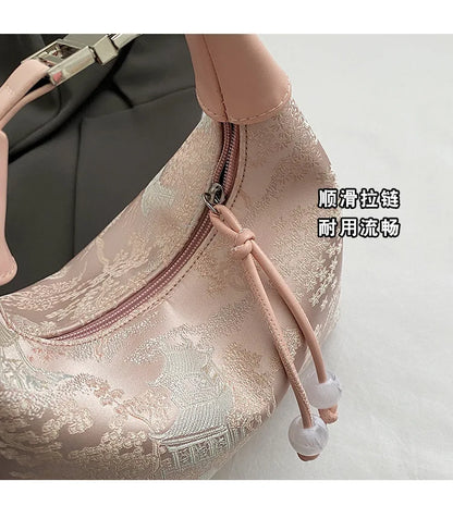 Fashionable Chinese Embroidery Handbag Brand Versatile Shoulder Bag 2026 New Chinese Style Tote Bag Trend Designer Travel Wallet