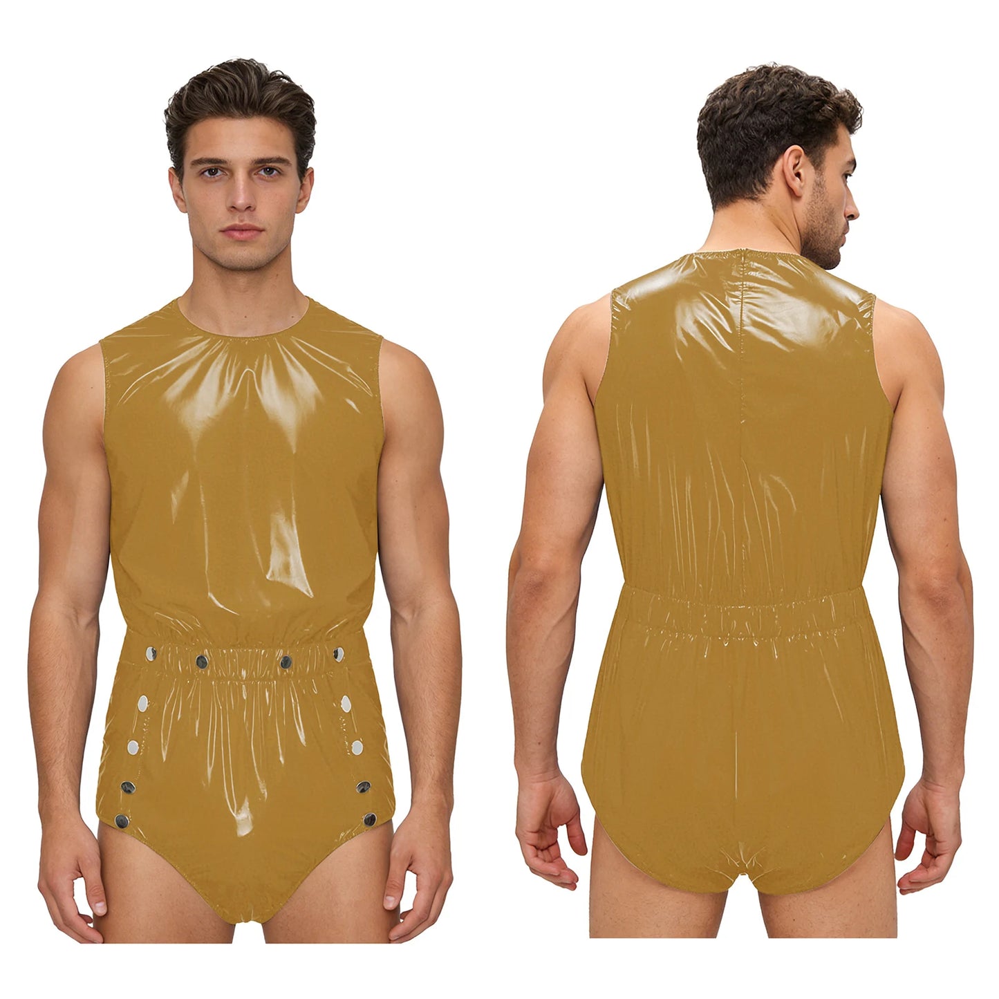Men Women Waterproof Bodysuit Washable Leak-proof Diaper Cover Swimwear Clubwear Elderly Alzheimer Bedridden Adaptive Clothing