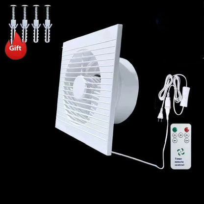 220V 4 inch 6 inch 8inch Hanging Wall White Ventilador Small Ventilator Extractor Exhaust Fans Toilet Bathroom Kitchen Fan