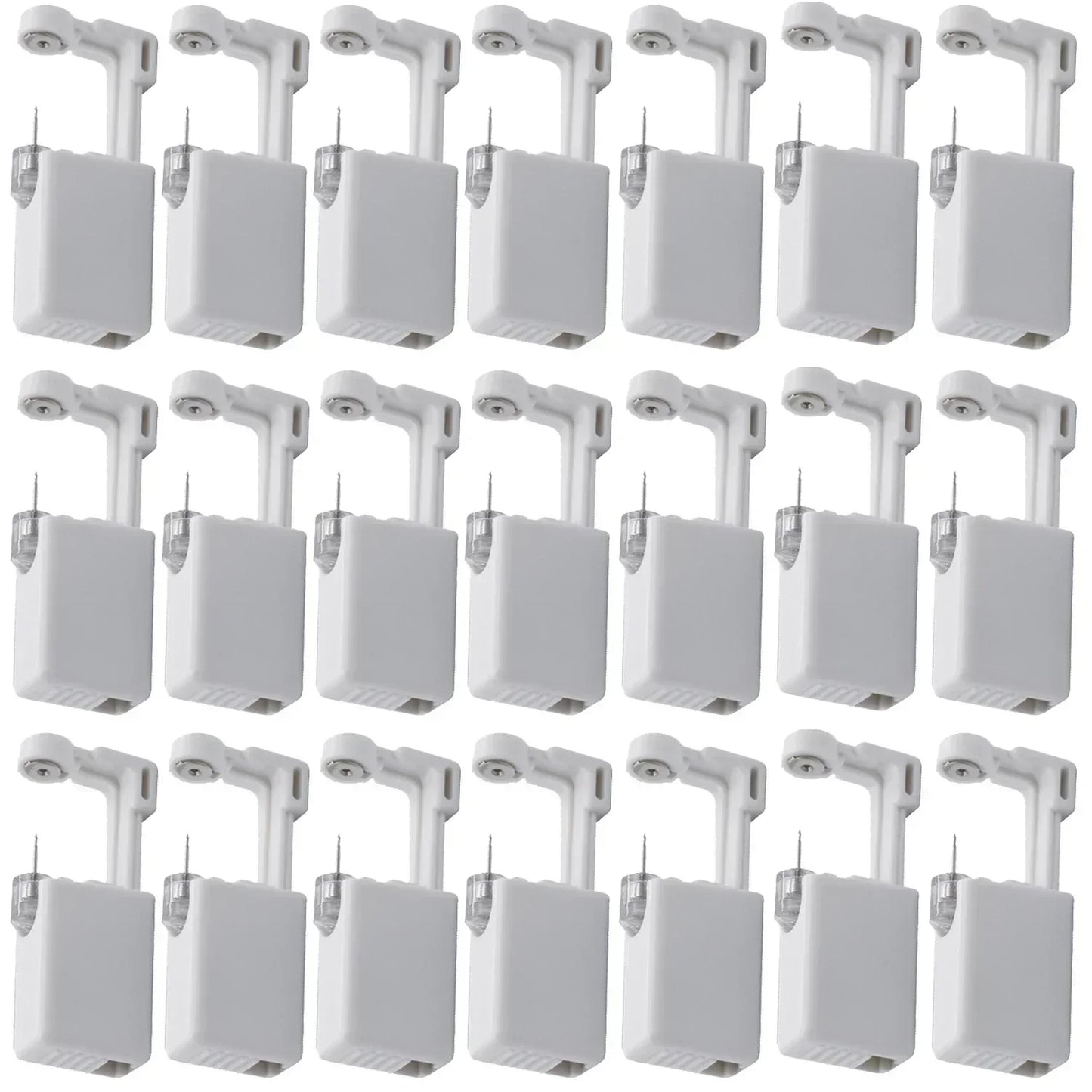 20pcs Safety Ear Piercing Gun Kit Disposable Disinfect Safety Earring Piercer Machine Studs Nose CLip Body Jewelry Piercing Tool