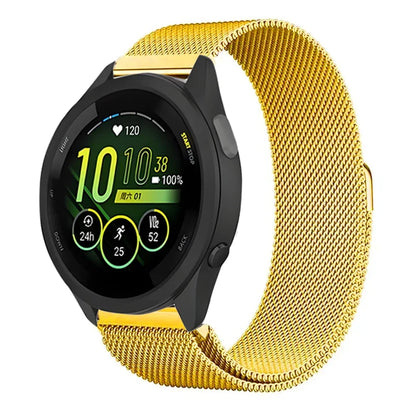 20mm 22mm Magnetic Milanese Strap for Garmin Forerunner165 55 645 265 965 255/Active 5/Vivoactive Comfortabe Band Garmin Venu 3
