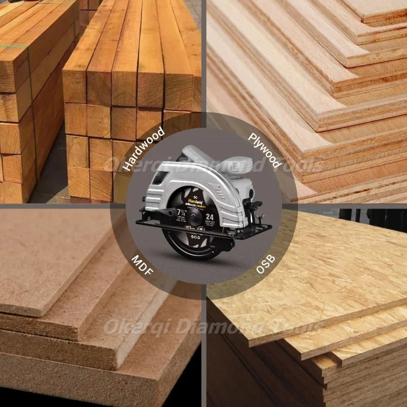 4/5/5.5/6/6.5/7.25 Inch Energy Saving Lithium Saw Blades Energy Efficient Lithium Wood Cutting Circular Saw Blade Woodworking