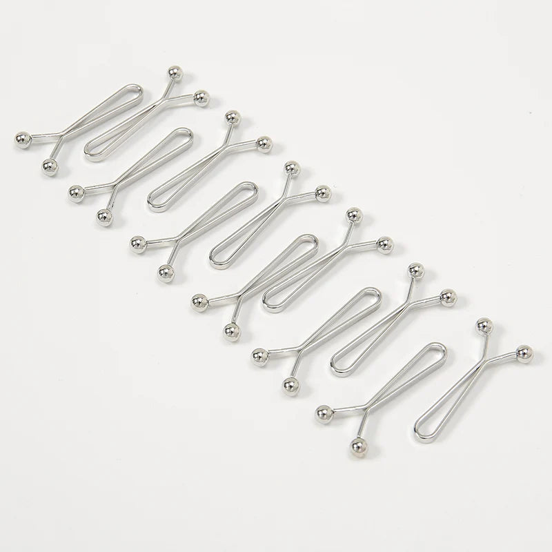 12pcs Jeans Skirts Detachable Buckle Adjustable Sleeve Clip For Pants Waist Tightening Sleeve Reduction Clip For Clothing Decor