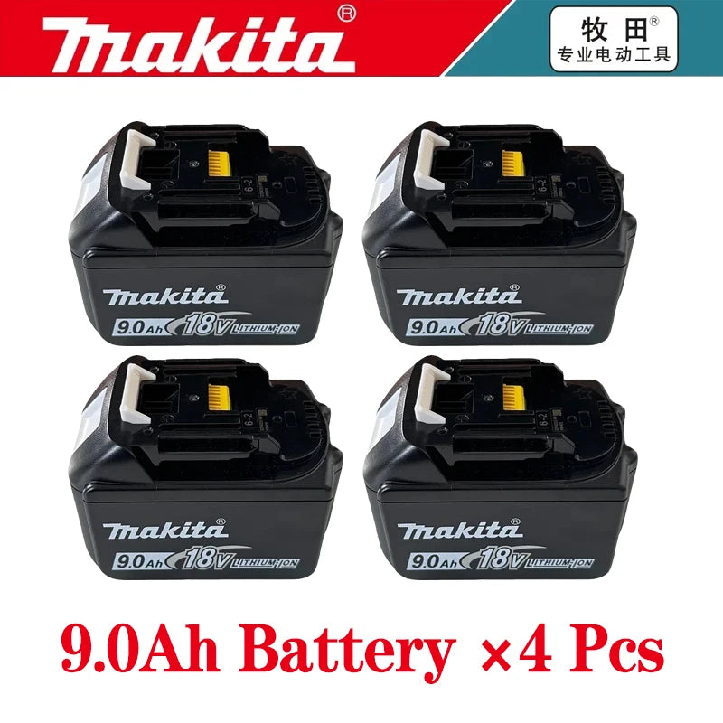 100% Original Makita battery, 18V 5.0Ah 6.0Ah 9.0Ah rechargeable battery, replacing Makita BL1830 BL1840 BL1850 BL1860B