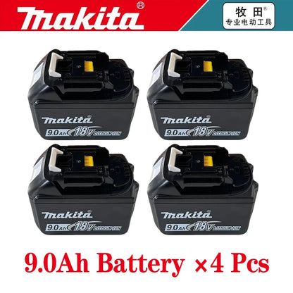 100% Original Makita battery, 18V 5.0Ah 6.0Ah 9.0Ah rechargeable battery, replacing Makita BL1830 BL1840 BL1850 BL1860B
