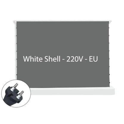 2025 New 120 inch ALR Rejecting Motorized Electric Tab Tension Floor Rising Projector Screen Square Shell  for UST Projector