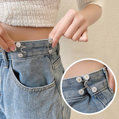 12pcs Jeans Skirts Detachable Buckle Adjustable Sleeve Clip For Pants Waist Tightening Sleeve Reduction Clip For Clothing Decor