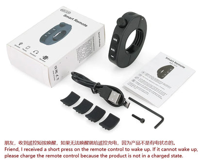 Bluetooth-compatible Wireless Smart Remote Wheels Switch Motorcycle Handlebar Media Controller Phone Remote For Cars Motorbikes