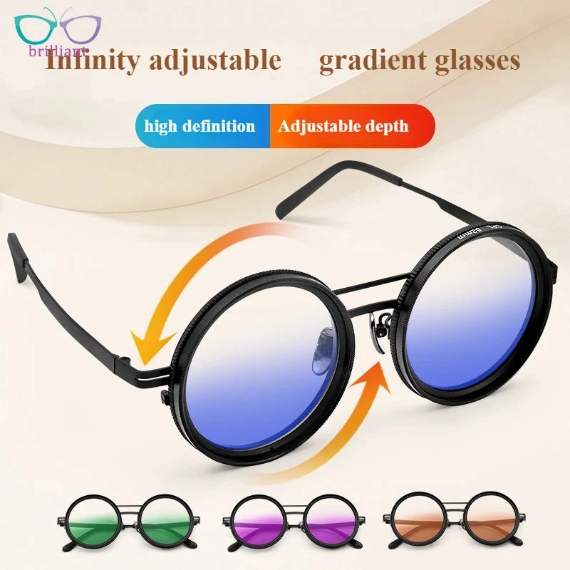 ND9 adjustable dimming sunglasses men women handmade innovative outdoor fishing UV400 polarized sun glasses support myopia lens