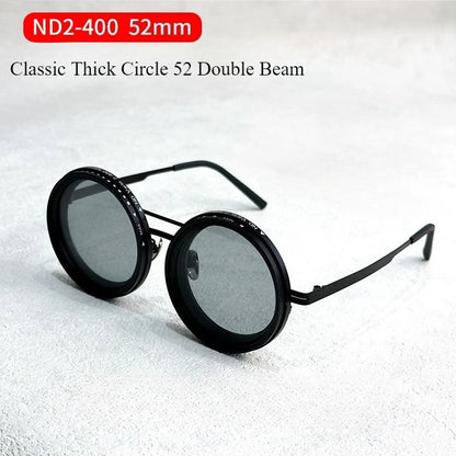 ND9 adjustable dimming sunglasses men women handmade innovative outdoor fishing UV400 polarized sun glasses support myopia lens